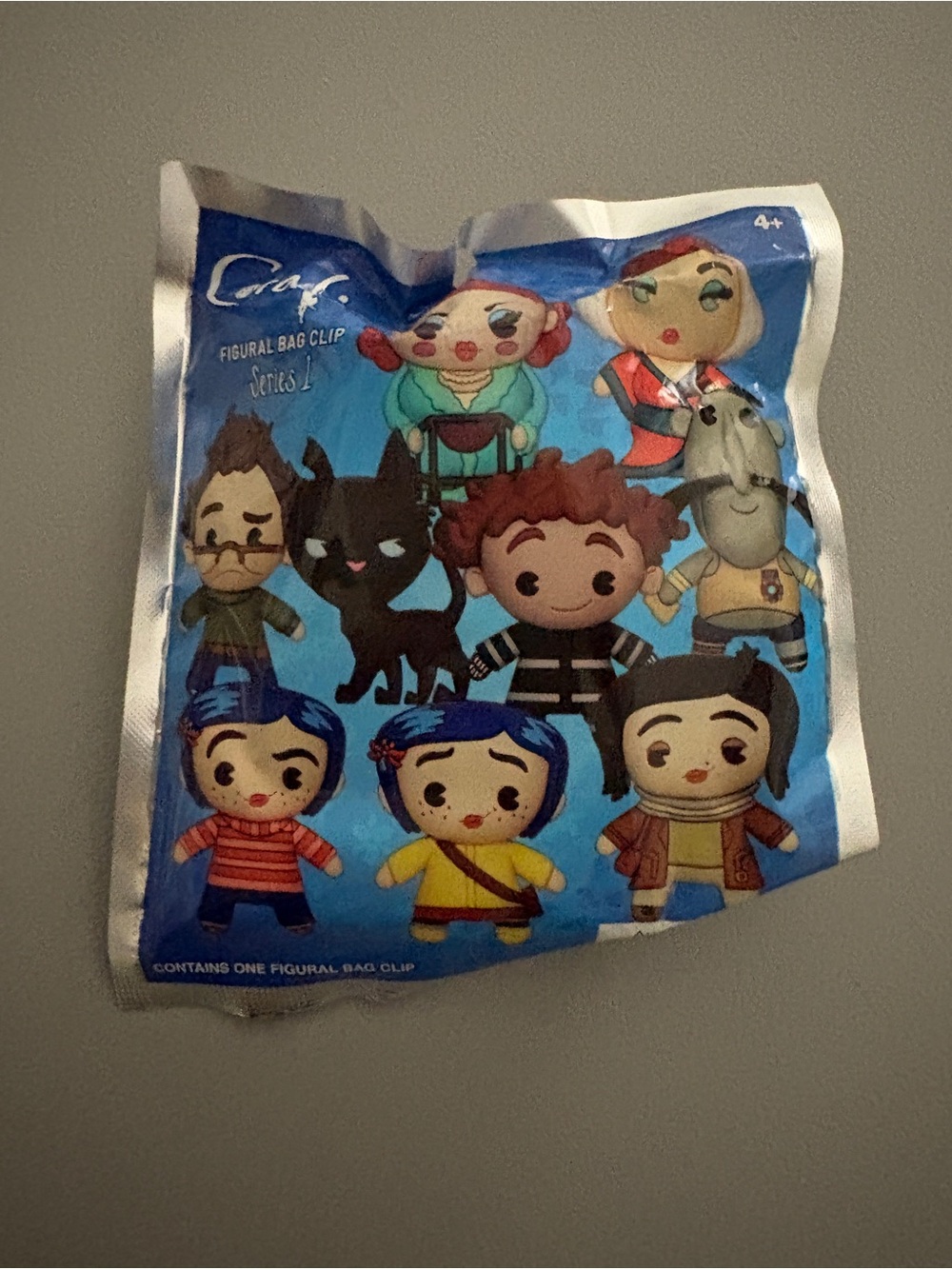 NWT Coraline Character Figural 3D Bag Clip Series 1 Mystery Blind Collectible